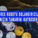 Forex robotu dolandırıcılığı, Paranızın tamamını kaybedersiniz!