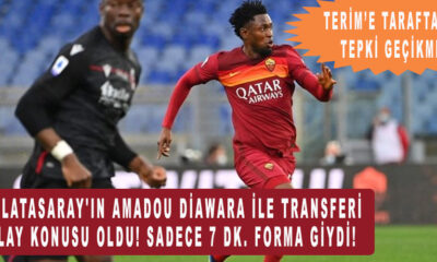 Galatasaray'ın Amadou Diawara ile transferi alay konusu oldu! Sadece 7 dk. forma giydi!