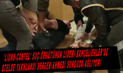 'Lions-Cartel' suç örgütünün lideri Bahçelievler'de otelde yakalandı Sergen Ahmedi sorguda ağlıyor! Afgan uyruklu çete lideri Bahçeli evlerde düzenlenen operasyon ile Türk polisinin ve özel harekat birimlerinin müdahalesi ve takip edilmesi ile yakalandı.