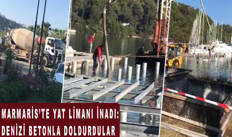 SİT alanı statüsüne sahip Marmaris’teki güzide koya iş makineleriyle giren MUÇEV şirketi!