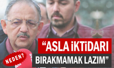 Ak partili Mehmet Özhaseki “Asla iktidarı bırakmamak lazım”