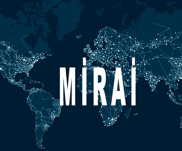 Mirai Botnet (ddos) ile binlerce site kapatılıyor!