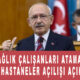 Kemal Kılıçdaroğlu açıklaması Sağlık çalışanları ataması ve Askeri hastaneler açılışı açıklaması