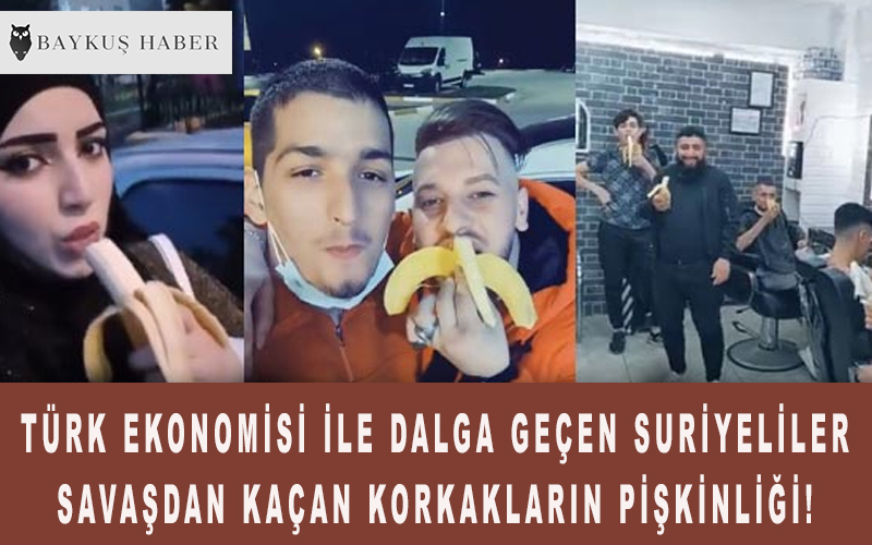 Türk ekonomisiyle dalga geçen Suriyeliler, TikTok'ta "Muz yeme" akımı başlatmış!