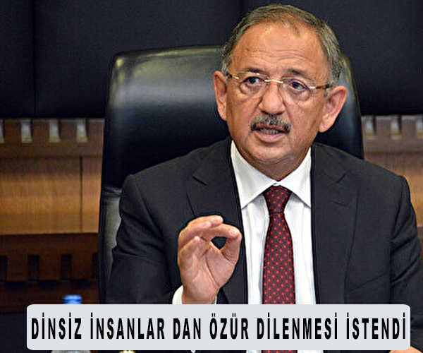 Ak Partili Mehmet Özhaseki için dinsiz insanlar dan özür dilenmesi istendi