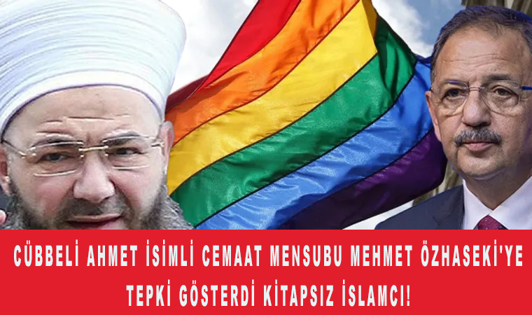 Ak Partili Cübbeli Ahmet isimli cemaat mensubu Mehmet Özhaseki'ye tepki gösterdi kitapsız İslamcı!