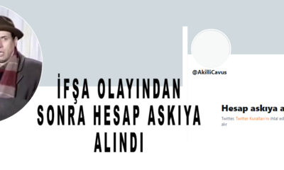 Akıllı Cavuş Twiiter hesabı askıya alındı, Ak Partili Mücahit Birinci'ye ait olduğu iddia edilen yazışmaları ifşa etmişti!