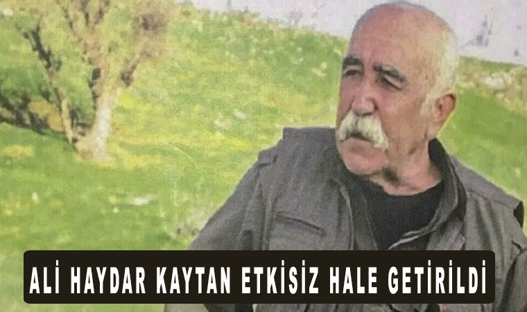 Ali Haydar Kaytan etkisiz hale getirildi