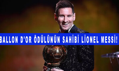 Ballon D'or'u PSG'nin Arjantinli süperstarı Lionel Messi aldı!