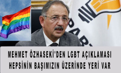 Ak Partili Mehmet Özhaseki'den LGBT açıklaması hepsinin başımızın üzerinde yeri var