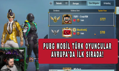 Pubg mobil Türk oyuncular Avrupa'da ilk sırada!