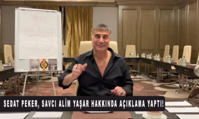 Sedat Peker, Savcı Alim Yaşar hakkında açıklama yaptı!