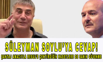 Sedat Peker Süleyman Soylu mahallenin kaşarı