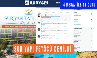 Sur Yapı sosyal medyada TT oldu! FETÖ ile bağlantılı denildi!