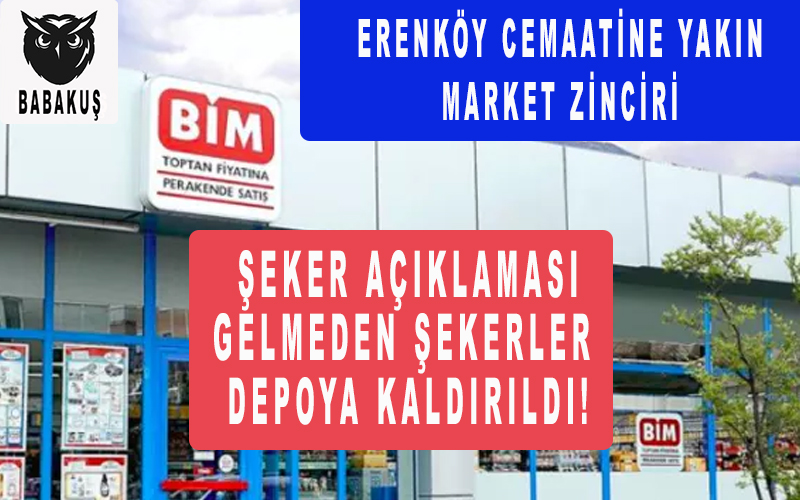 Bim markette gördüklerim! Şekerleri depoya daha önce kaldırmışlar!