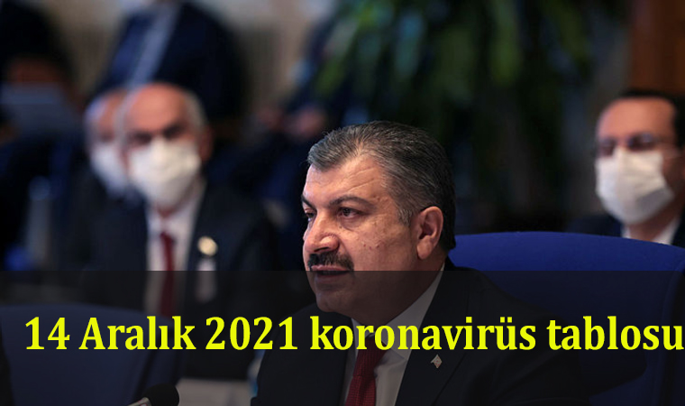 14 Aralık 2021 koronavirüs tablosu