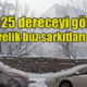 Ağrı -25 dereceyi gördü: 5 metrelik buz sarkıtları oluştu