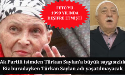 Faruk Gökkuş Türkan Saylan'a büyük saygısızlık