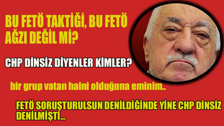 CHP'ye dinsiz diyen ilk kişiler İngilizler sonrasında tarikatçı müşrikler oldu!