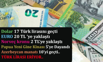 Dolar 17 Türk lirasını geçti