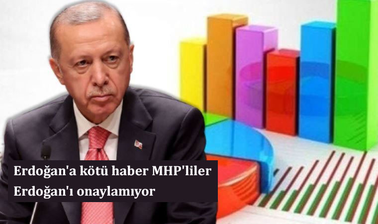 Erdoğan'a kötü haber MHP'liler Erdoğan'ı onaylamıyor