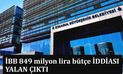 İBB 849 milyon lira bütçe