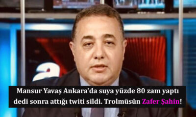 Zafer Şahin: Mansur Yavaş Ankara'da suya yüzde 80 zam yaptı dedi sonra silmek zorunda kaldı!