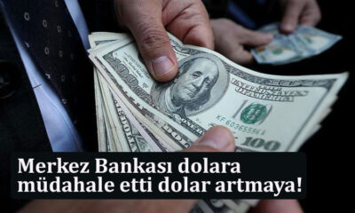 Merkez Bankası dolara müdahale etti dolar artmaya!