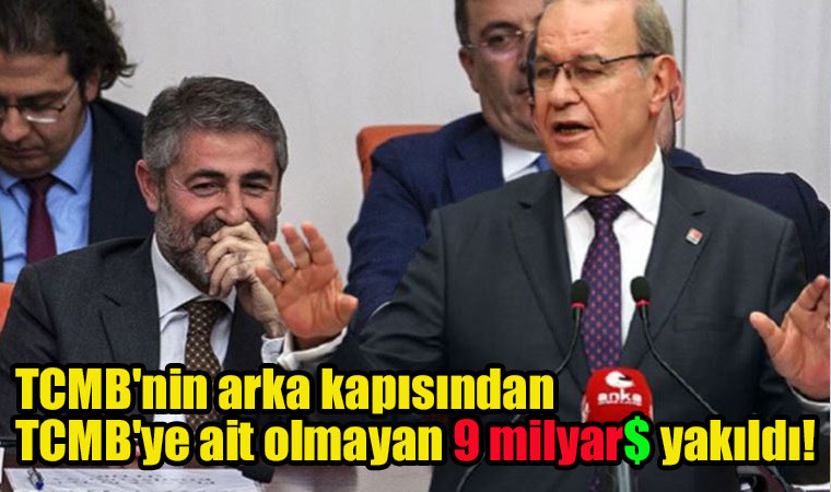 TCMB'ye ait olmayan 9 milyar