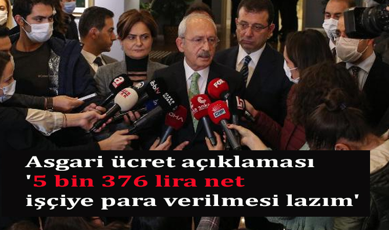 chp 2022 asgari ücret açıklaması