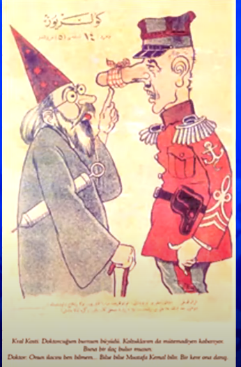 Mustafa kemal Atatürk karikatür