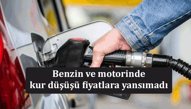 Benzin ve motorine gelen büyük indirim pompayı değiştirmedi