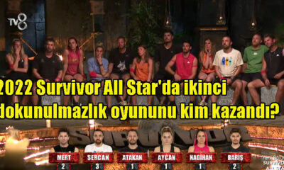 16 Ocak 2022 Survivor All Star'da ikinci dokunulmazlık oyununu kim kazandı?