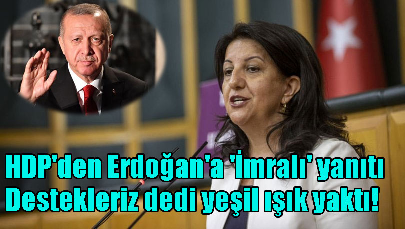 HDP'den Erdoğan'a 'İmralı' yanıtı: Destekleriz dedi yeşil ışık yaktı!