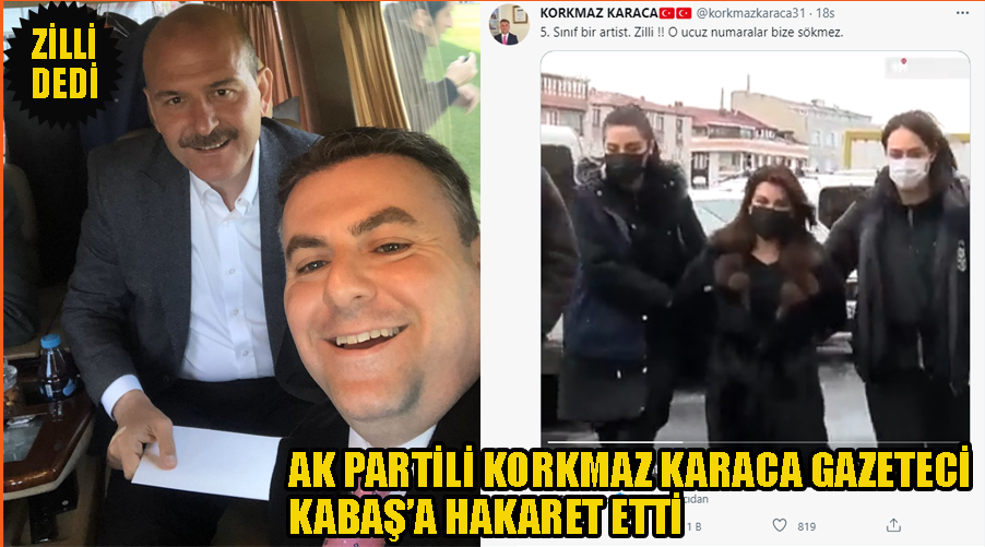 Korkmaz Karaca Sedef Kabaş'a zilli dedi!