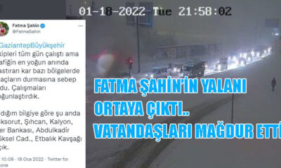 Gaziantep'te yollar kilitlendi Fatma Şahin nerede?