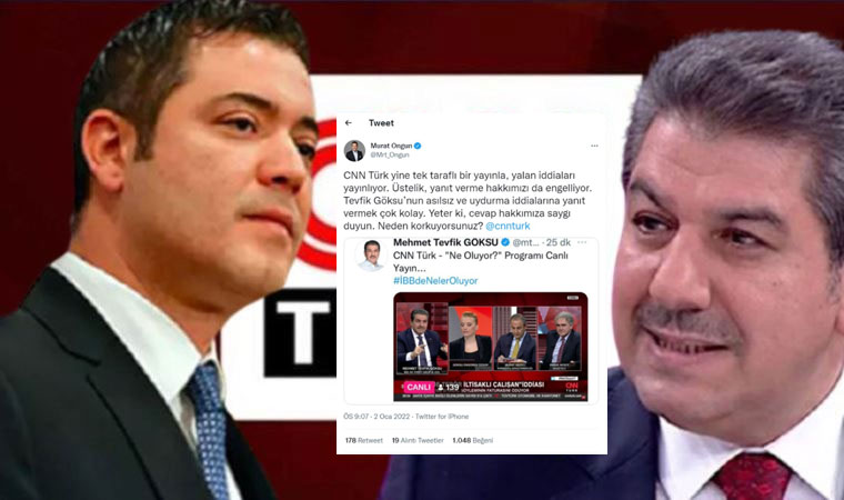 İBB Sözcüsü Murat Ongun'dan CNN Türk'e sert tepki, Tevfik Göksu'nun yalanlarına cevap vereceğiz!