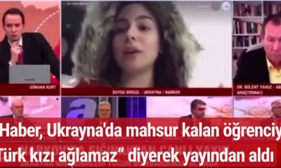 Ukrayna'daki Türk kızı apar topar canlı yayından alındı. Ak Partili A Haber’de büyük skandal