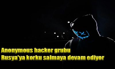 Anonymous hacker grubu Rusya'ya korku salmaya devam ediyor