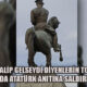 Samsun'da Atatürk Anıtına saldırı