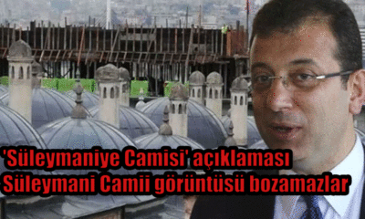 Ekrem İmamoğlu'ndan 'Süleymaniye Camisi' açıklaması