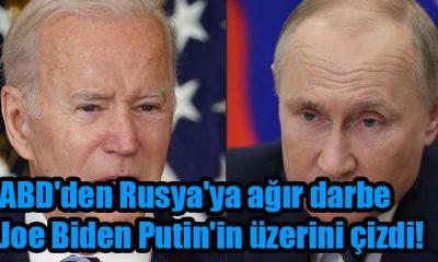 ABD'den Rusya'ya ağır darbe Joe Biden Putin'in üzerini çizdi!