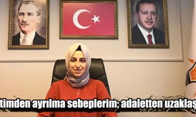 Ak Parti Üsküdar İBB Meclis Üyesi Amine Kaba istifa etti! Adaletten uzaklaşıldı! Bu kadarda olmaz!