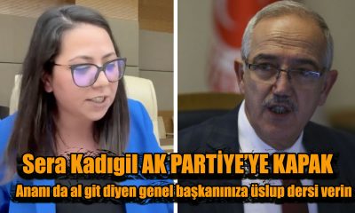 Sera Kadıgil: Ak Partiye 'ye kapak! Ananı da al git diyen genel başkanınıza üslup dersi verin