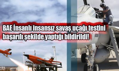 BAE İnsanlı insansız savaş uçağı testini başarılı şekilde yaptığı bildirildi!