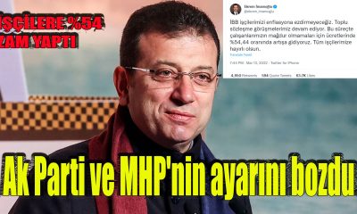 Başkan Ekrem İmamoğlu'ndan yüzde 54 zam, İşçileri sevindirdi! Ak Parti ve MHP'nin ayarını bozdu!