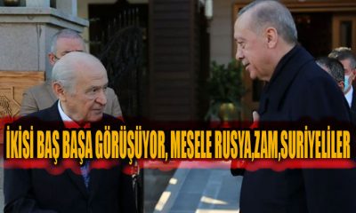 Erdoğan ve Bahçeli bir araya geliyor, basına kapalı!