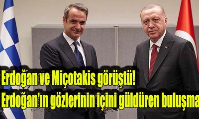 Erdoğan ve Miçotakis görüştü