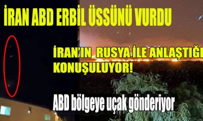 İRAN ABD ERBİL ÜSSÜNÜ VURDU