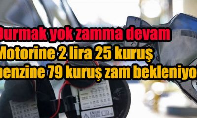 Motorine 2 lira 25 kuruş, benzine 79 kuruş zam bekleniyor